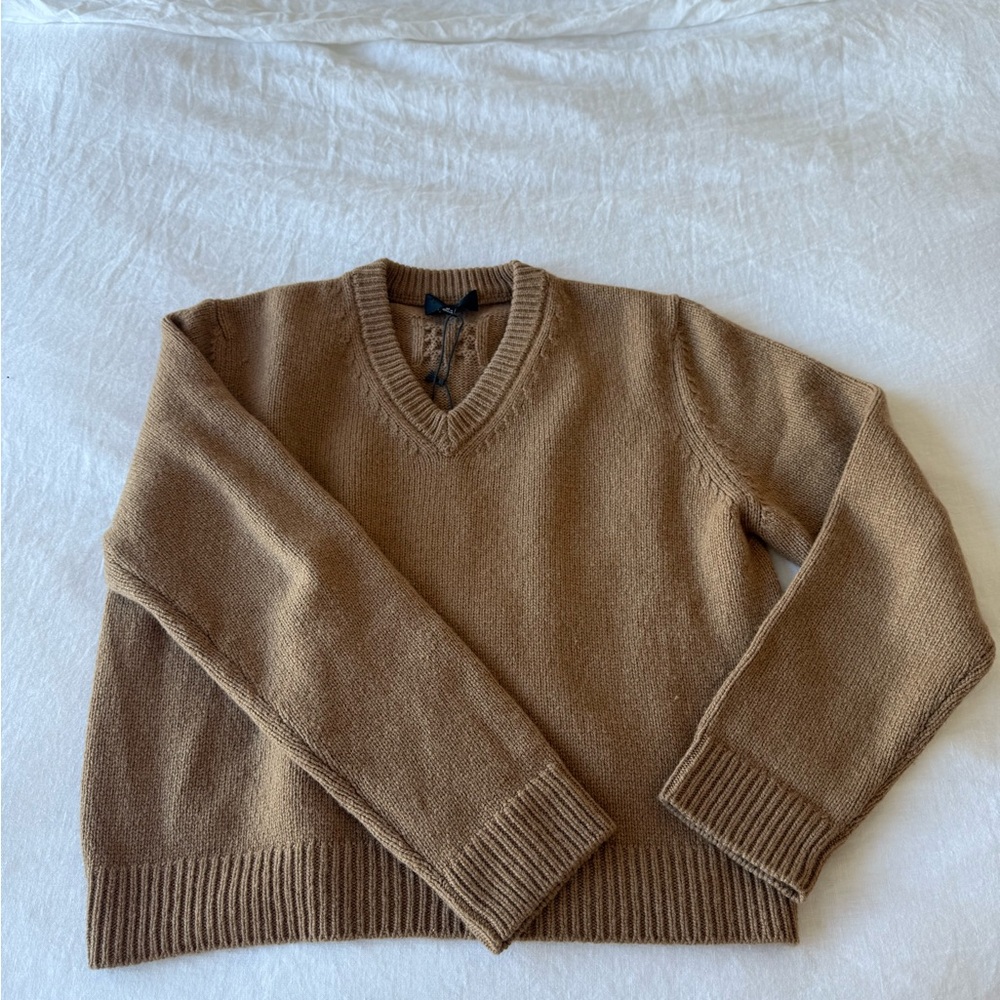 Nili Lotan Cordon Sweater in camel